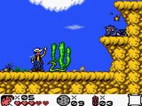 une photo d'Ã©cran de Lucky Luke sur Nintendo Game Boy Color